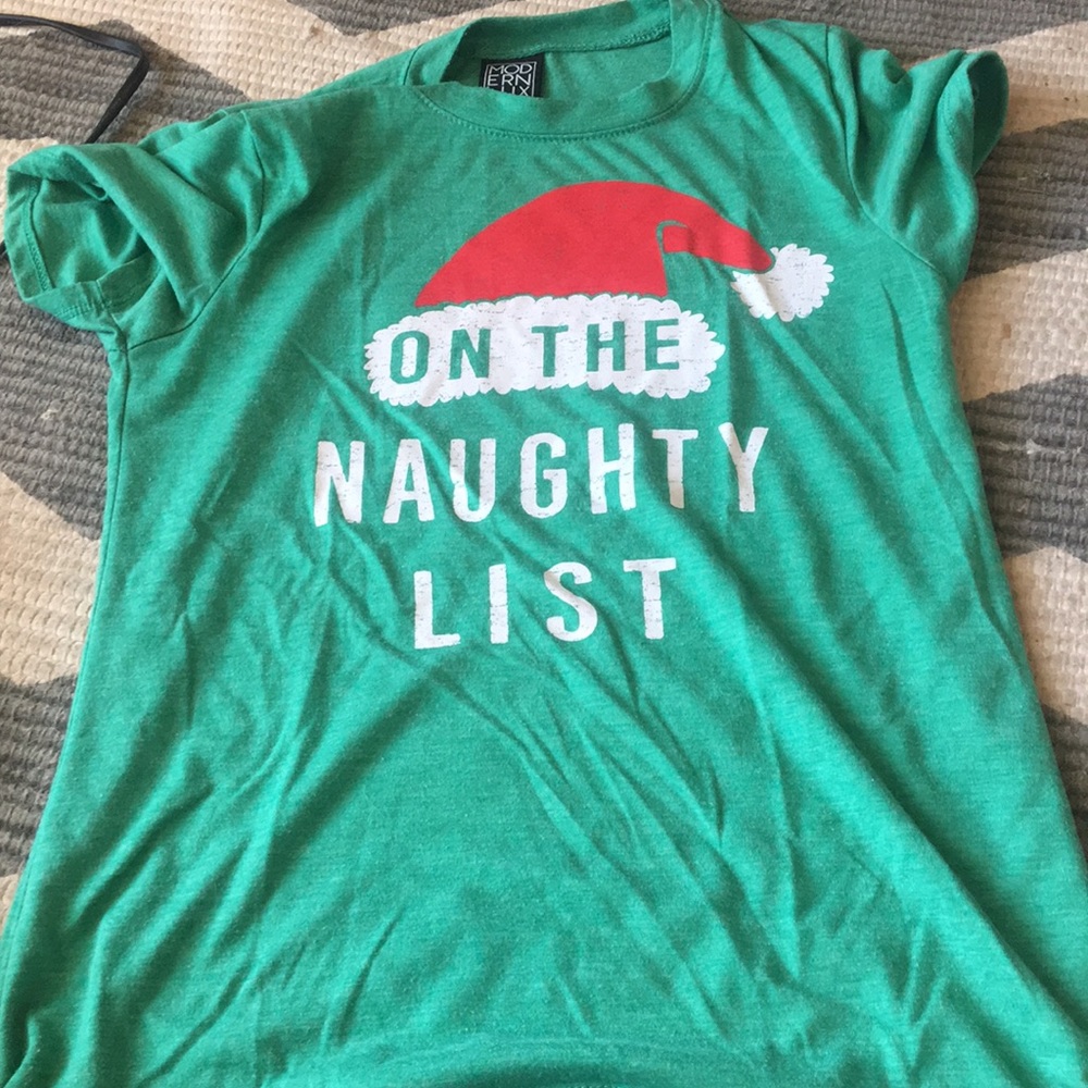 Naughty list shirt